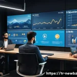 Home 12 스타트업 투자자에게 어필하는 비즈니스 계획 작성법 - A detailed infographic-style image illustrating a market analysis for a Turkish startup focused on d...